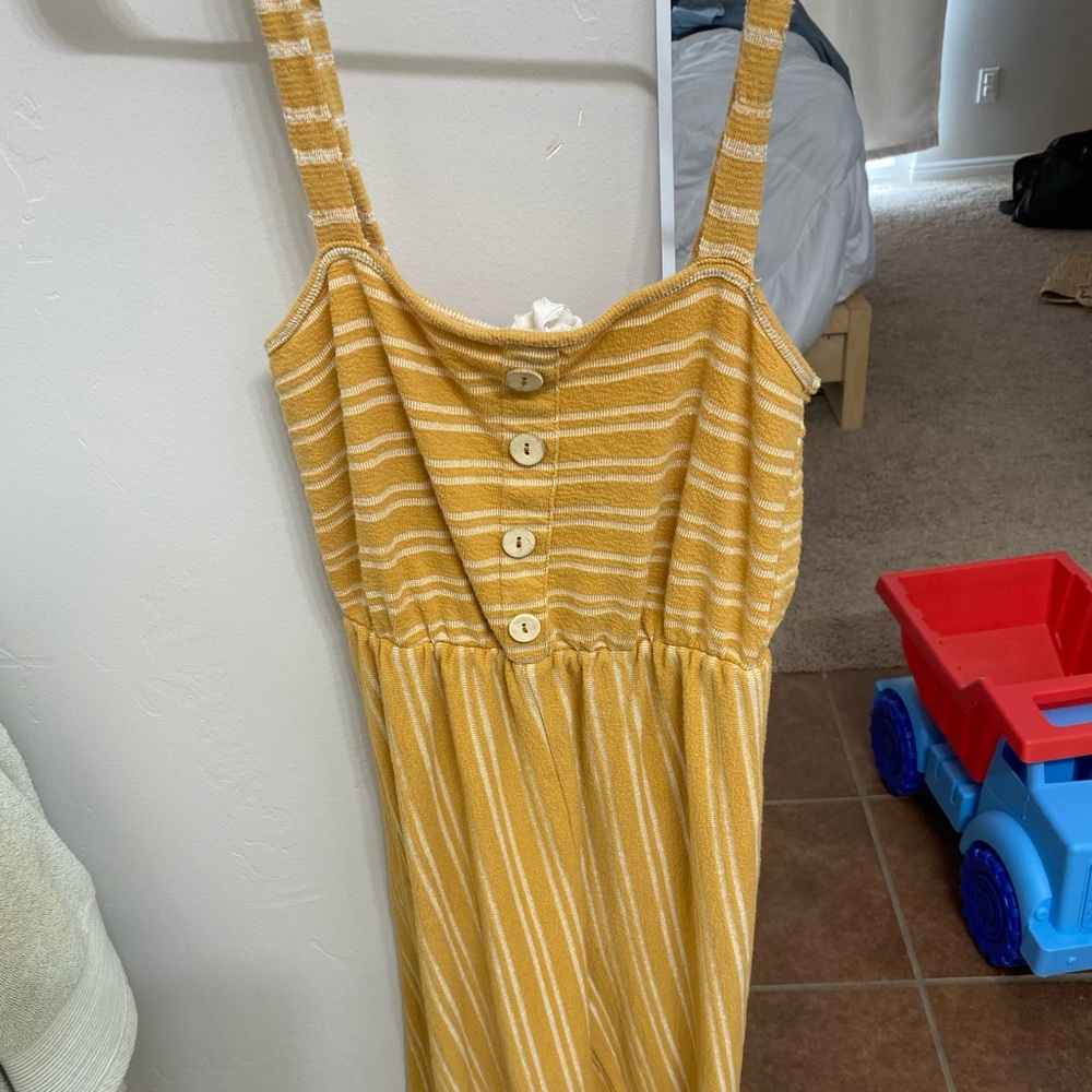 Striped jumpsuit